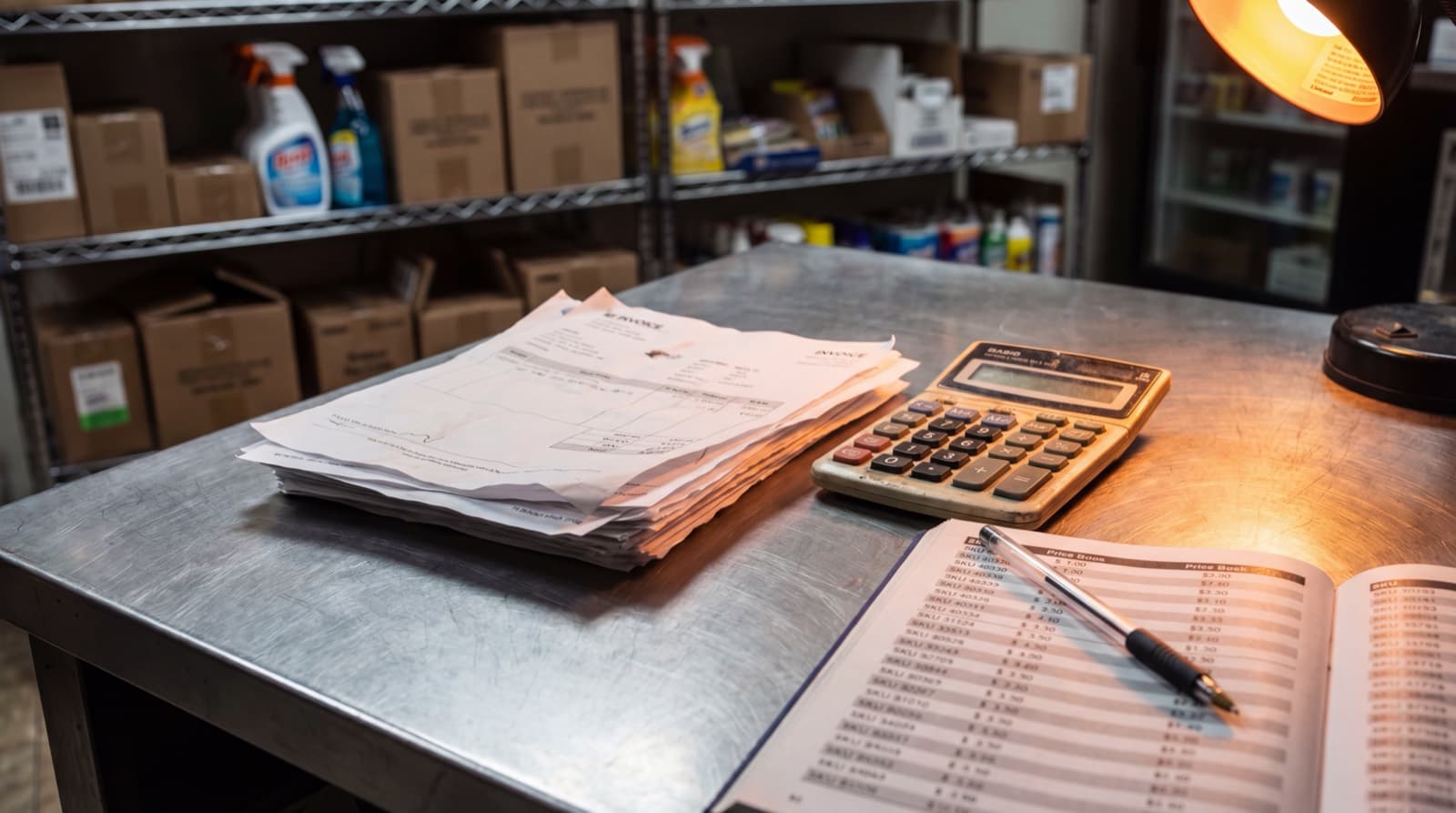 Close-up of a fuel dispenser panel at an independent gas station